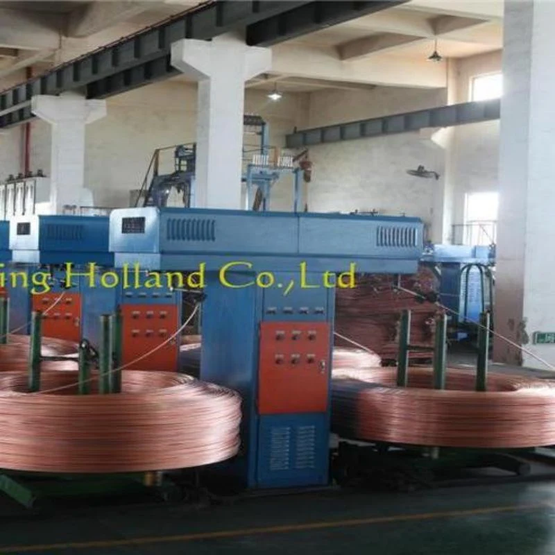 Upcasting Automatic Molding Line / Foundry Equipment Cast Copper Bar Molding Machine