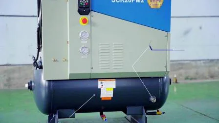 (SCR10pm2) Compressore d'aria a vite a magnete permanente con tecnologia giapponese a risparmio energetico ad alta efficienza Ariend